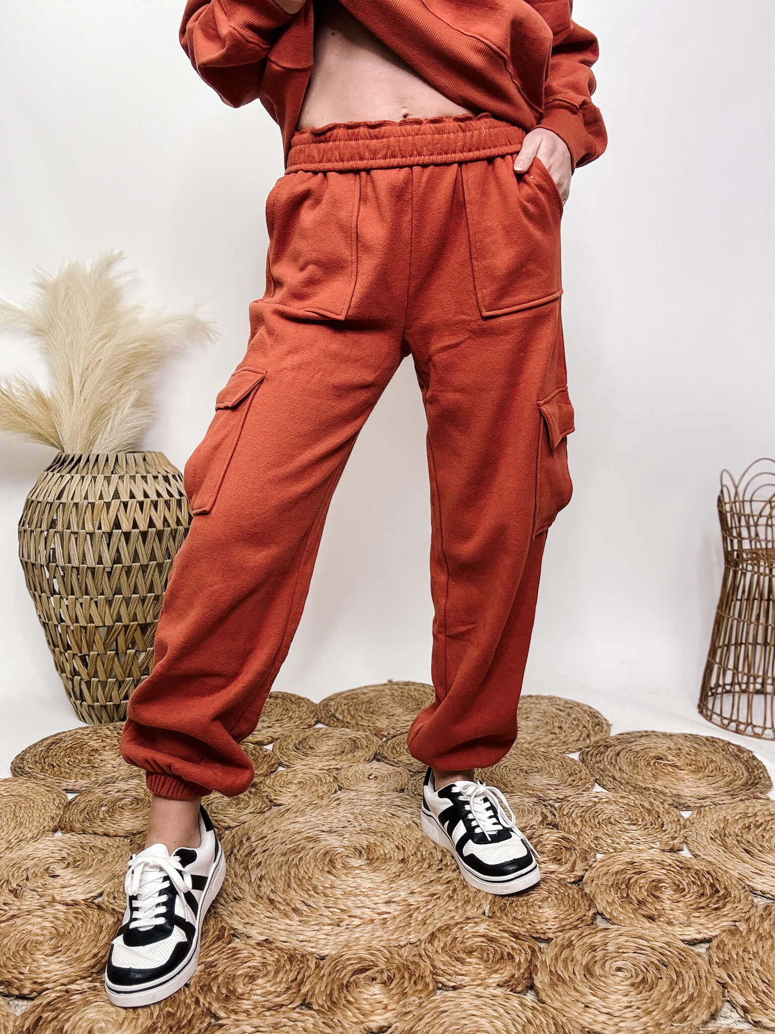 Elastic Ankle Cuffs Baggy Harem Pants | Wholesale Boho Clothing