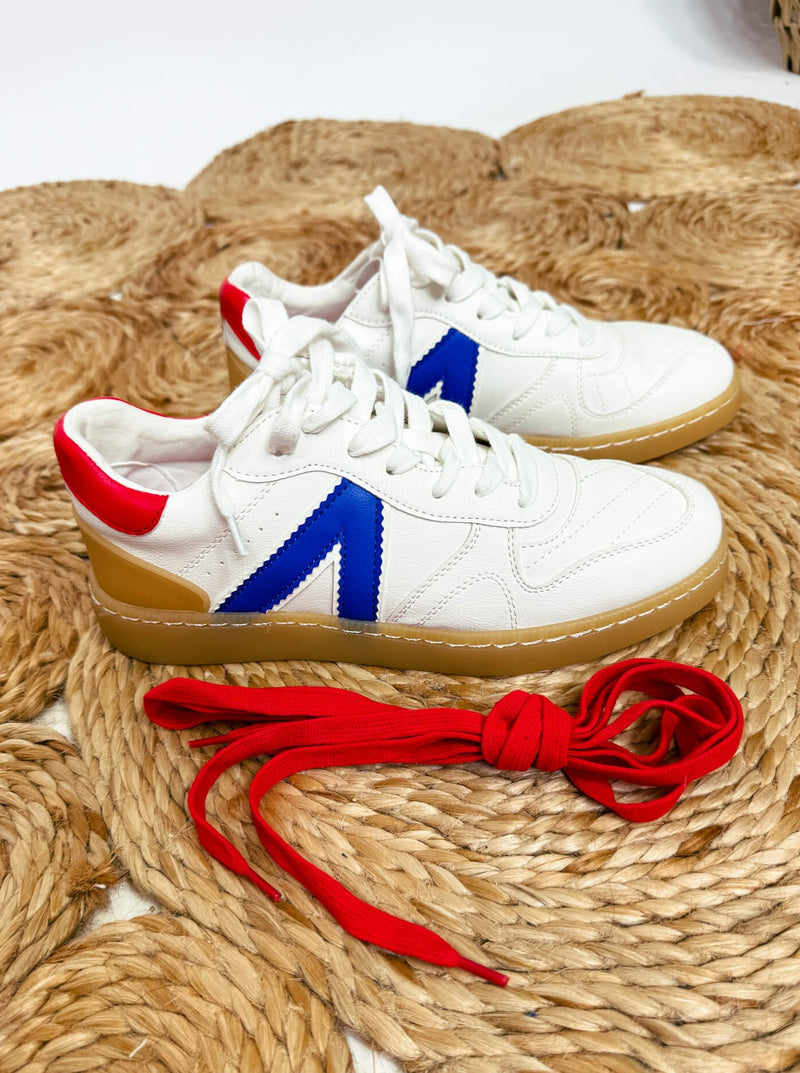 Red, White, and Blue Vesta Sneakers by MIA