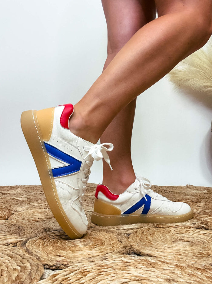 Red, White, and Blue Vesta Sneakers by MIA
