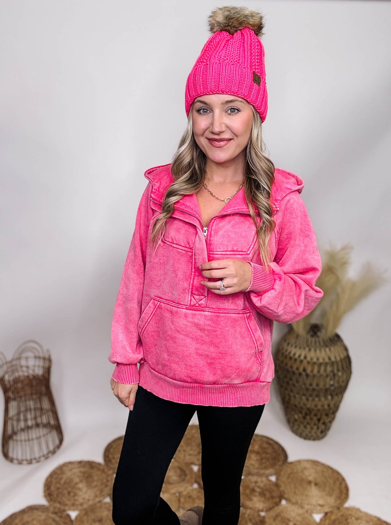 Fuchsia hoodie deals