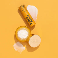 Poppy & Pout Lip Care Duo Gift Set in Wild Honey featuring a lip scrub and hydrating lip balm in eco-friendly packaging.